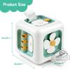 Activity Busy Cube Sensory Toys for Toddlers Montessori Toys for 1 Year Old Travel Toys Educational Learning Toy for 12-18 Month