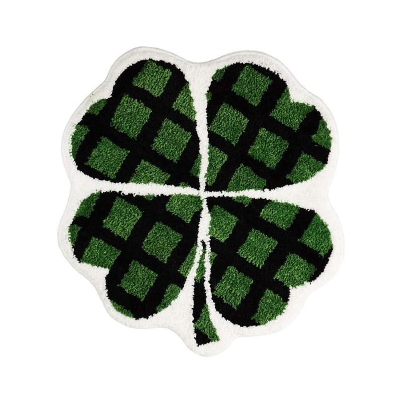 

Patricks Day Front Porch Rugs Welcome Mat Lucky Clovers Door Mat Home Decor Bathroom Mat Door Carpet Indoor Outdoor Decor