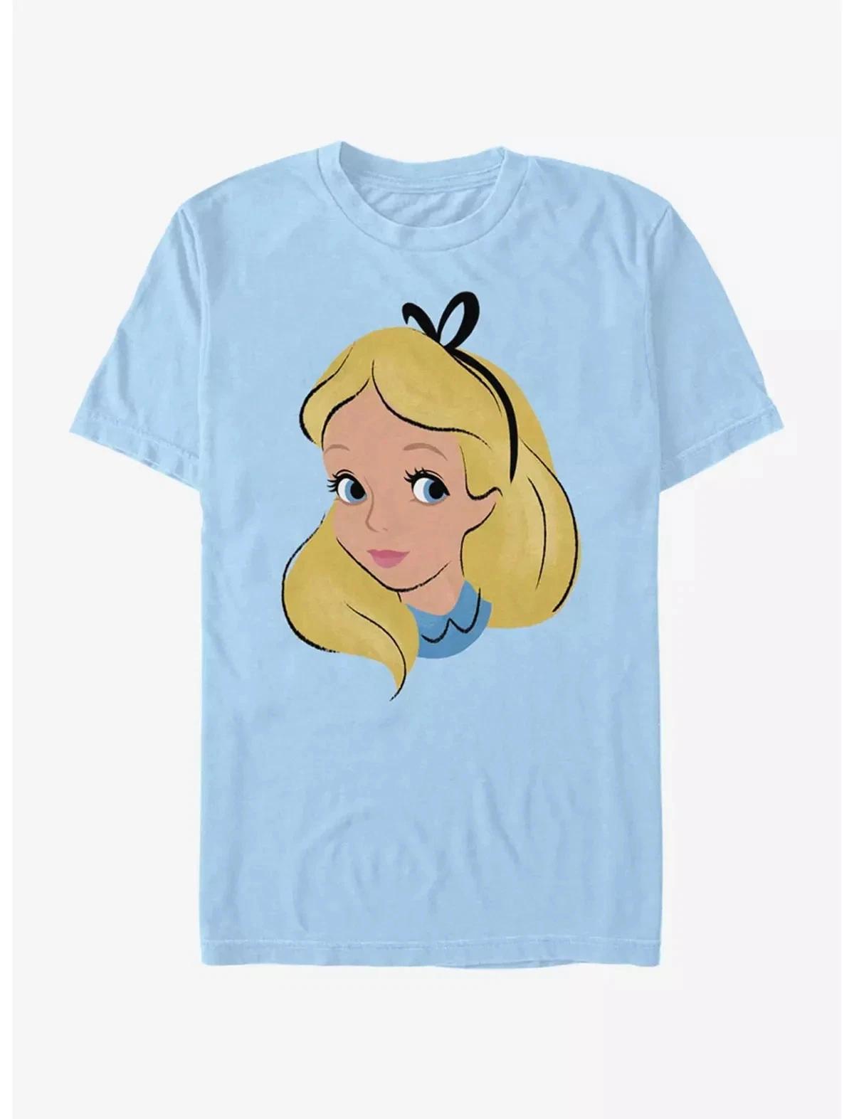 

Disney Alice In Wonderland Big Face T-Shirt S-5XL S