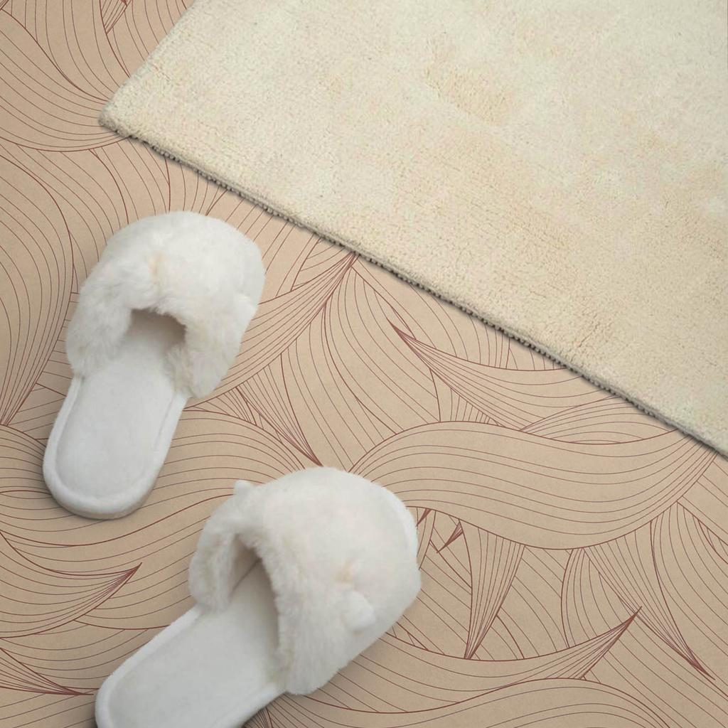 Self-Adhesive Vinyl Panel With Decorative Print 120x60 cm Wavy Lines Pattern