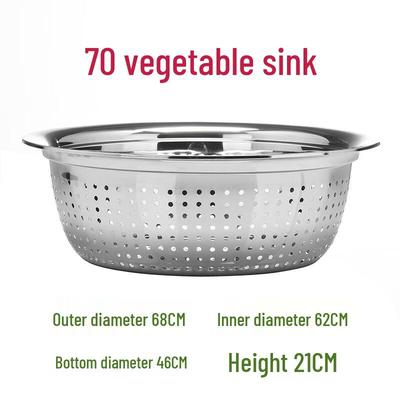Stainless Steel Multipurpose Kitchen Colander & Basin