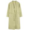 Nightgown Women'S Spring And Autumn Pure Cotton Long-Sleeved Bathrobe Pajamas Autumn Cotton Women'S Autumn Bathrobe