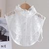 White Black Fake Collar Detachable Neckline Clothes Accessory False Collar  Women Girls