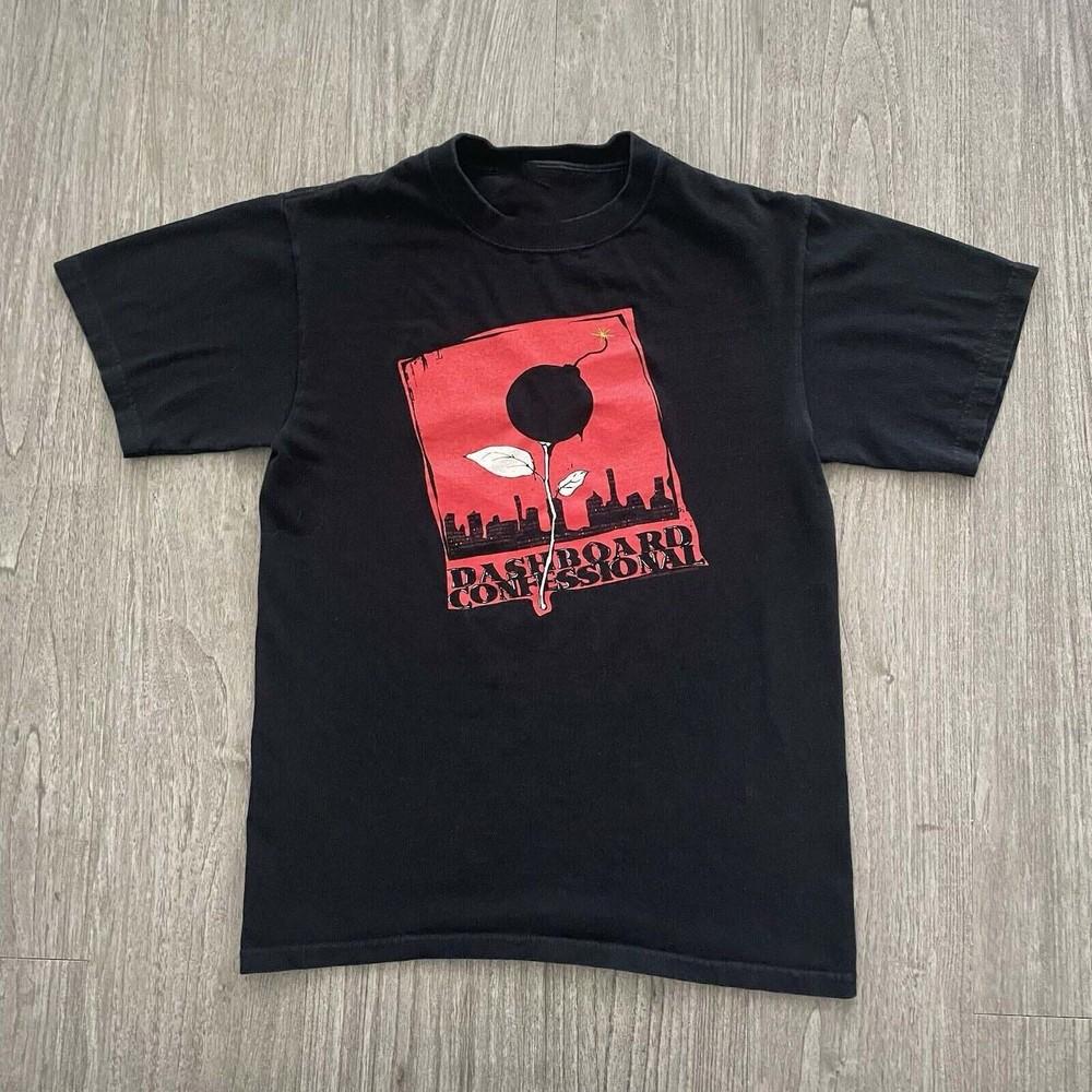 Dashboard Confessional Эмо Музыкальная Группа Все Размеры BT671 Унисекс Футболка XXL