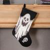 Hosiery Halloween Skull Ghost Print Gift Bag Pendant Scary Scene Ornament
