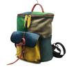 Leather Backpack Retro Color Wind Polished Cowhide Backpack Bucket Backpack Women'S Bag