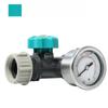 Einstellbarer Wasserdruckregler mit Manometer für Garten-Tropfbewässerungssystem Kupfer & ABS Gartengeräte Rasensprenger