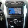 For Ford Explorer 2011 2012 2013 2014 2015 Carbon Black Interior Console Navigation Cover Frame Trim ABS Car Accessories 1pcs