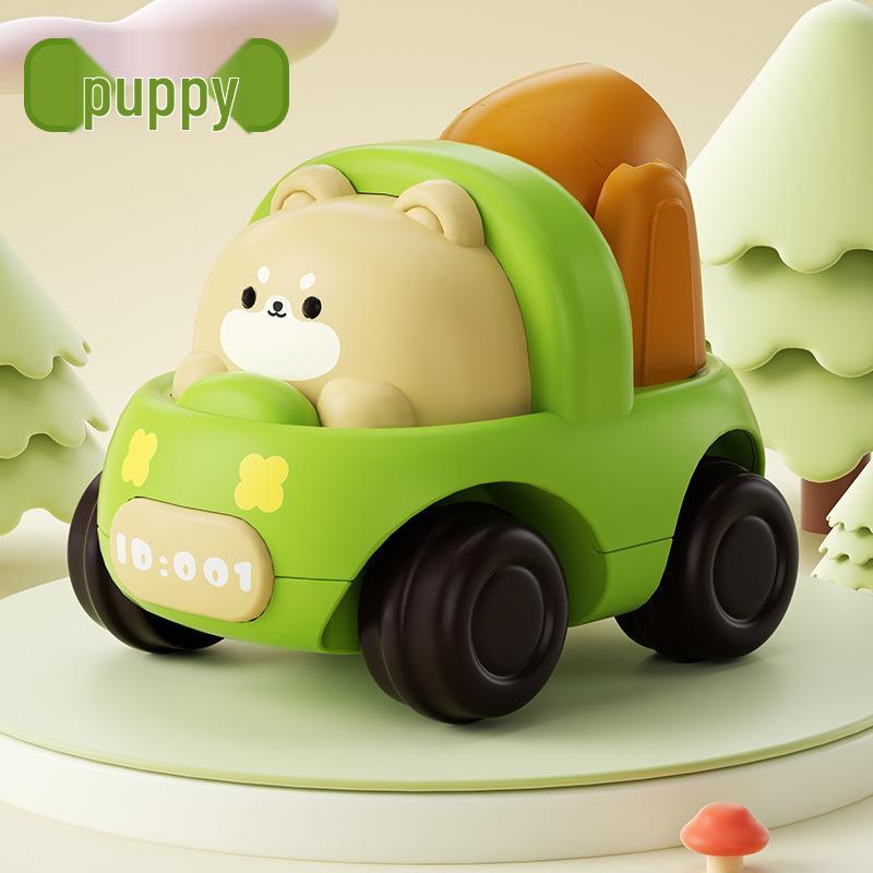 Cute Cartoon Animal Construction Vehicle Toy - Educational Gift for Boys & Girls