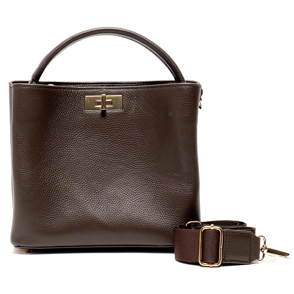 Rename One-Handle 2-Way Cow Leather Handbag RHL24010