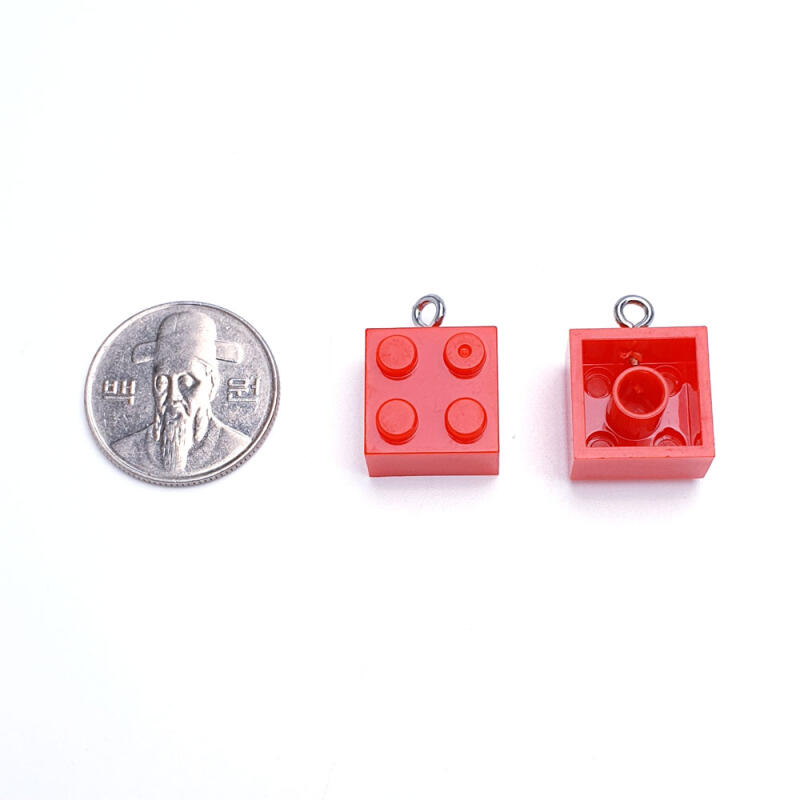 Portachiavi con Ciondolo Mini Blocco Materiale Accessori