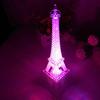Torre Eiffel Luz Presente de Aniversário Decorativo Colorido Luz Noturna Lâmpada de Botão
