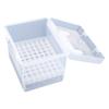 Large Capacity Marker Pen Organizer for Case Hard Plastic Box with Snap Lid Waterproof Portable for Kids Student 80 Slot