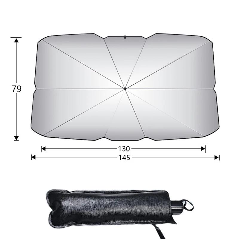 Parasol Protector de coche, Parasol para ventana delantera de coche, cubiertas, Protector solar para coche, accesorios de protección de parabrisas Interior