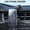 Car Phone Holder Dashboard Mount Cellphone Stand Auto Clamping 360 Degree Rotating Holder Suction Cup Automotive Cradles