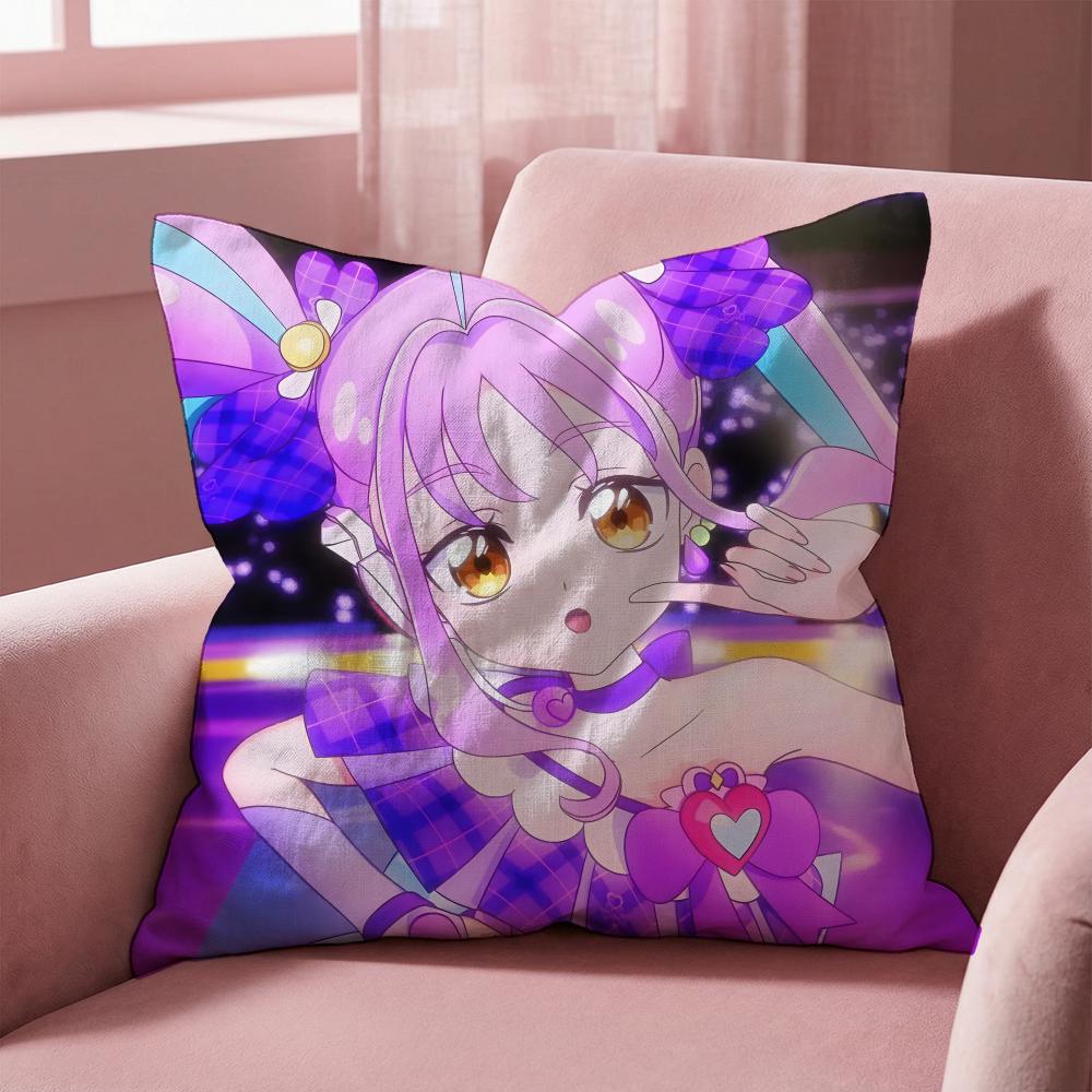 Federa Cuscino Multi-Scena Reversibile, Morbida e Resistente per Uso Quotidiano - You and Idol Pretty Cure