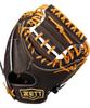 ZETT Pro Status Soft Baseball B Made in BRCB30960G Catcher's Mitt, Brown/Oak (3736), Japan,