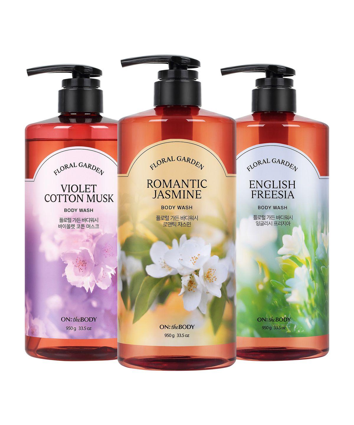 Floral Garden Body Wash 950g x 2 (Choose 1: Jasmine/Musk/Freesia) Musk