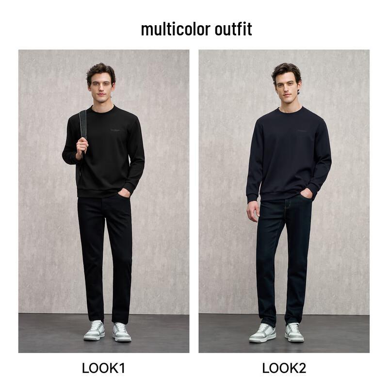 EMZ Erdos Men's Round Neck 7A Antibacterial Thermal Sweatshirt