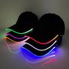 Sun Protection Glowing Light Cap Adjustable Flashing Glow Hat  Outdoor Fun Event