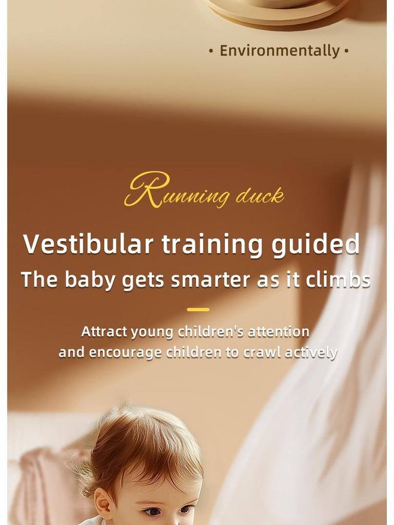 Electric Rotating Foraging Duck - Early Learning Toy with Light and Sound