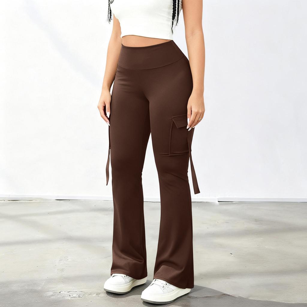 Women's Yoga Pants Casual Pants Slacks With Pockets High Waist