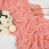 1PCS/10PCS 90*180cm Voile Cheesecloth Table Runner Semi-Sheer Gauze Dining Table Decoration for Wedding Brithday Party Christmas