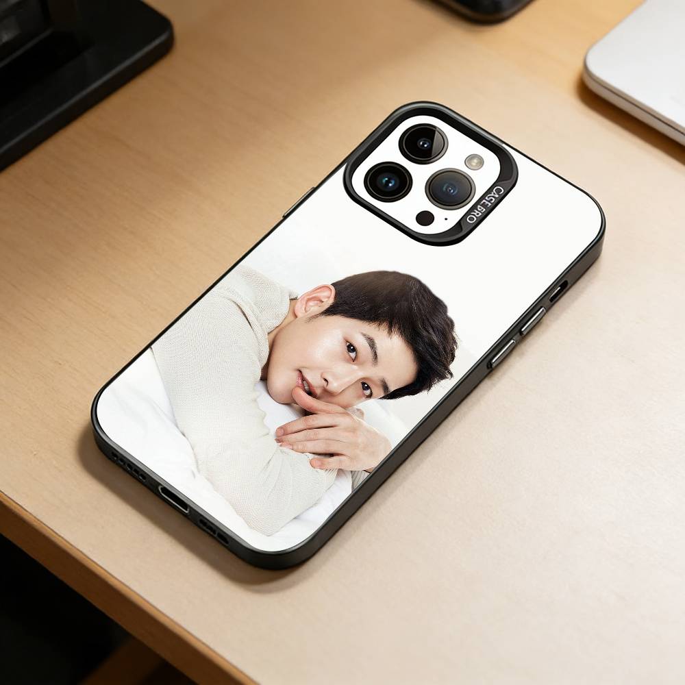 Schauspieler S-Song Joong-ki Handyhülle Für iPhone 17,16,15,14,13,12,11 Plus,Pro Max,XS,Bunte Silberne Handyhülle Funda Cover