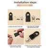 10/20pcs Replacement Zipper Head Tool-free Removable Zipper Puller for Luggage Schoolbag End Fit Rope Tag Clothing Zip Fixer