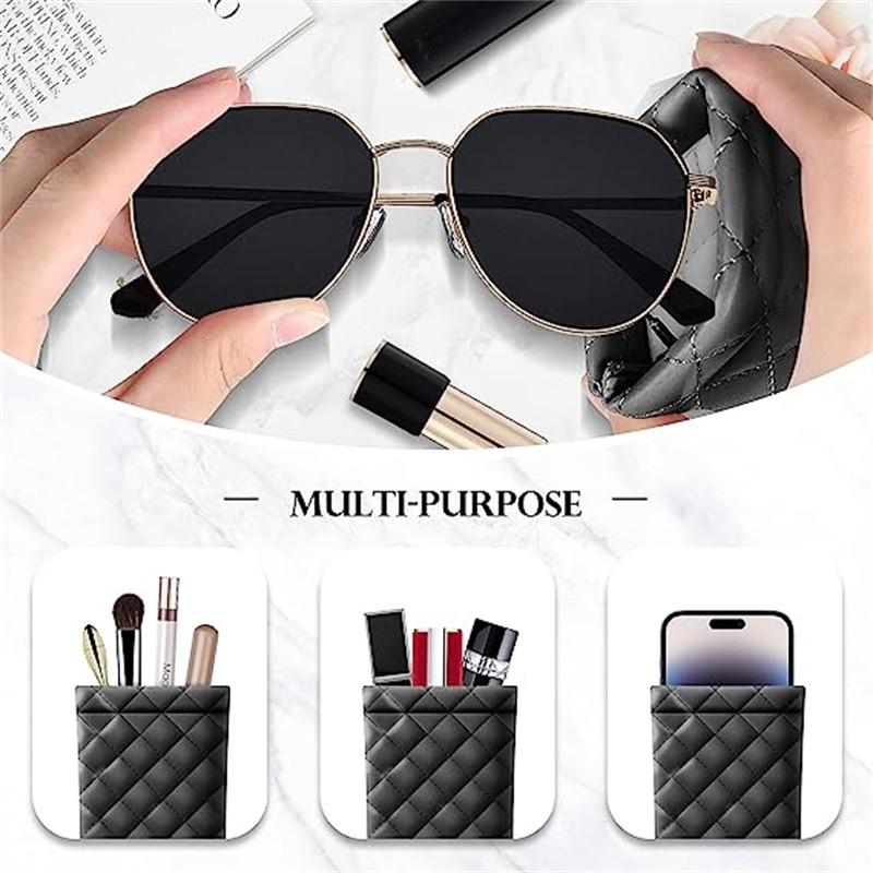 Fashion Sunglasses Bags Storage Case Portable Soft Pu Leather Coins Lipsticks Pouch High-Grade Waterproof Eyewear Glasses Bag