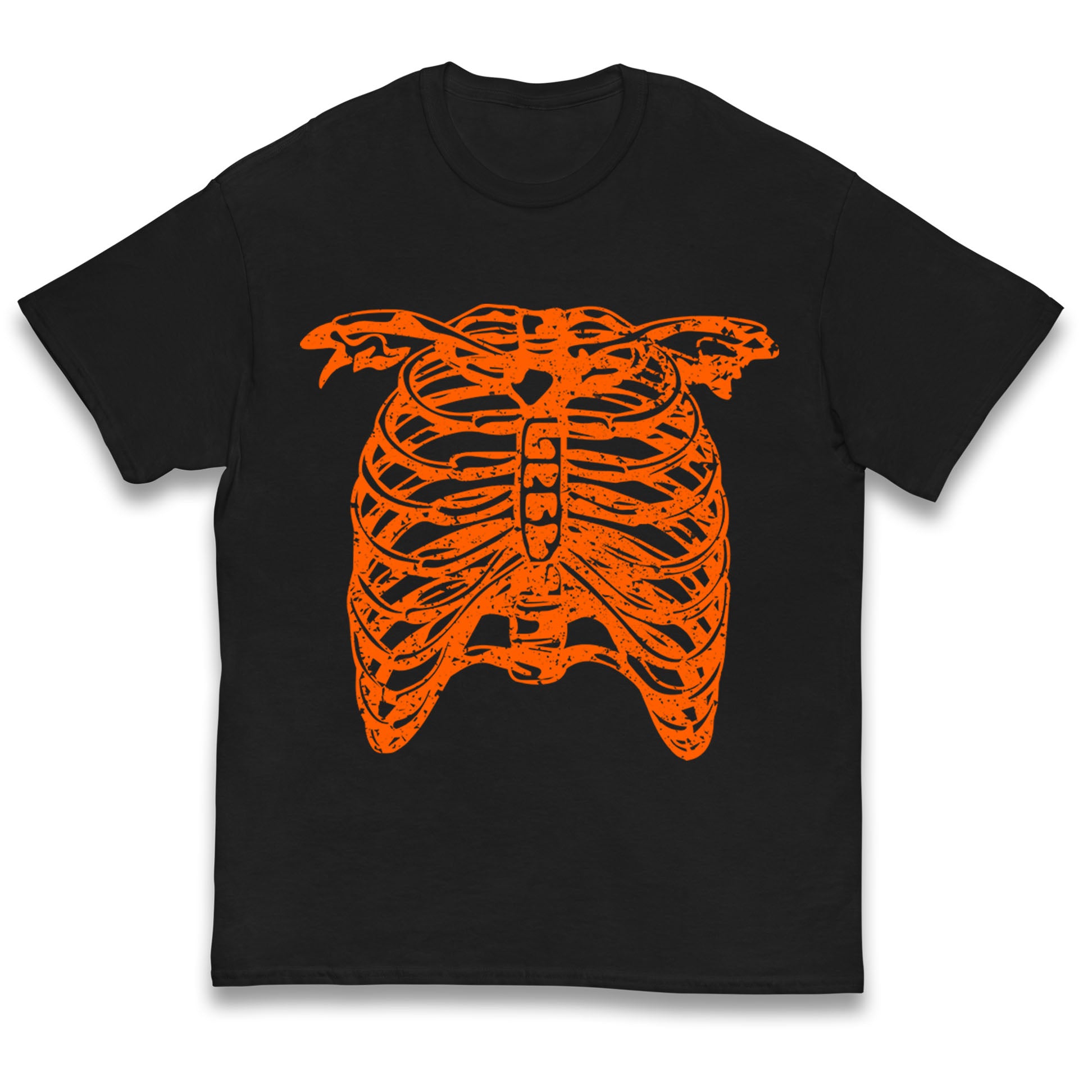 

Scary Ribcage Halloween Kids T Shirt 160