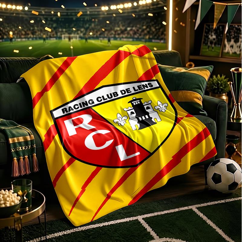 Flaming Heart RCL Crest Blanket Lightweight Ideal Bedding Blanket Perfect for Travel, Camping, Living Rooms, Offices, Sofas, Fan Christmas gift
