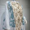 Muslim Women Embroidered Dubai Arabian Loose Dress Evening Dress Eid Robe