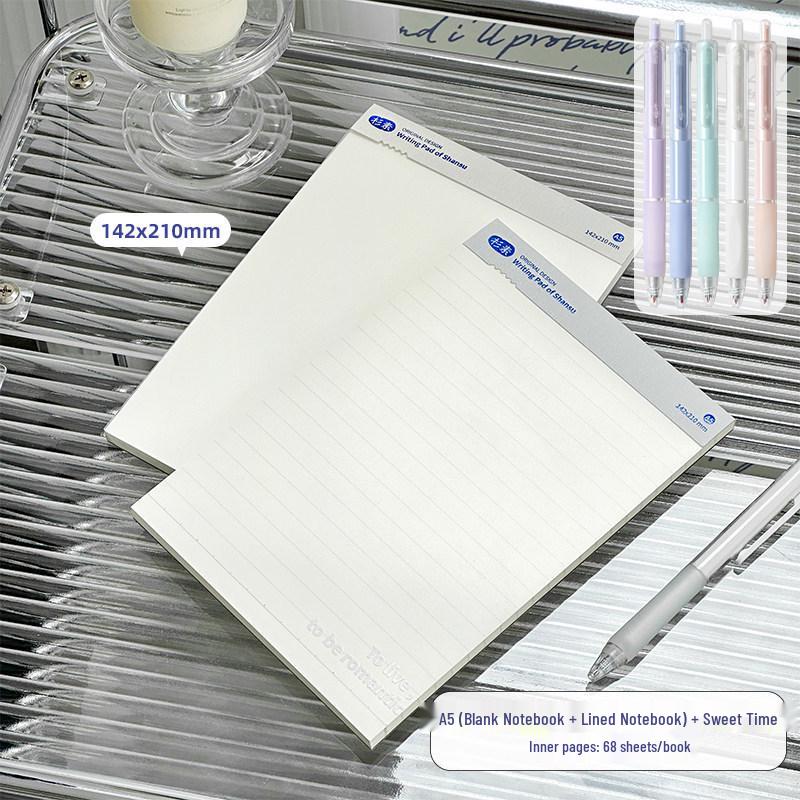 Tearable Portable Small Notebook Planner with Sticky Notes and Memo Pad