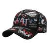 Unisex Hiphop Print Baseball Hat Softable Adjustable Hat Fashionable Couples Hat for Spring and Autumn Outdoor Activity