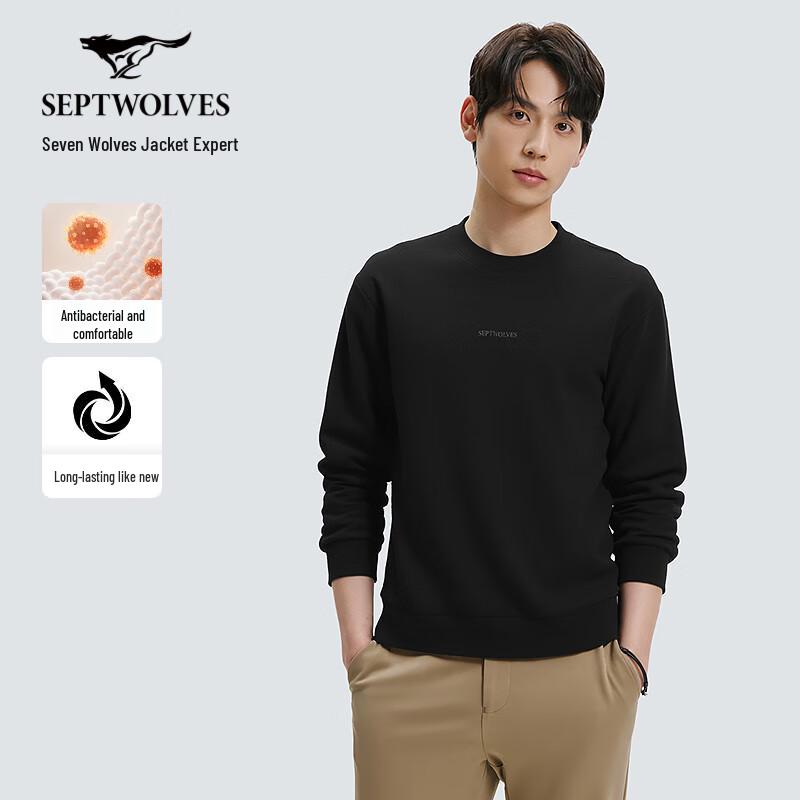 Qipilnag Men s Antibacterial Pullover Sweatshirt 2XL