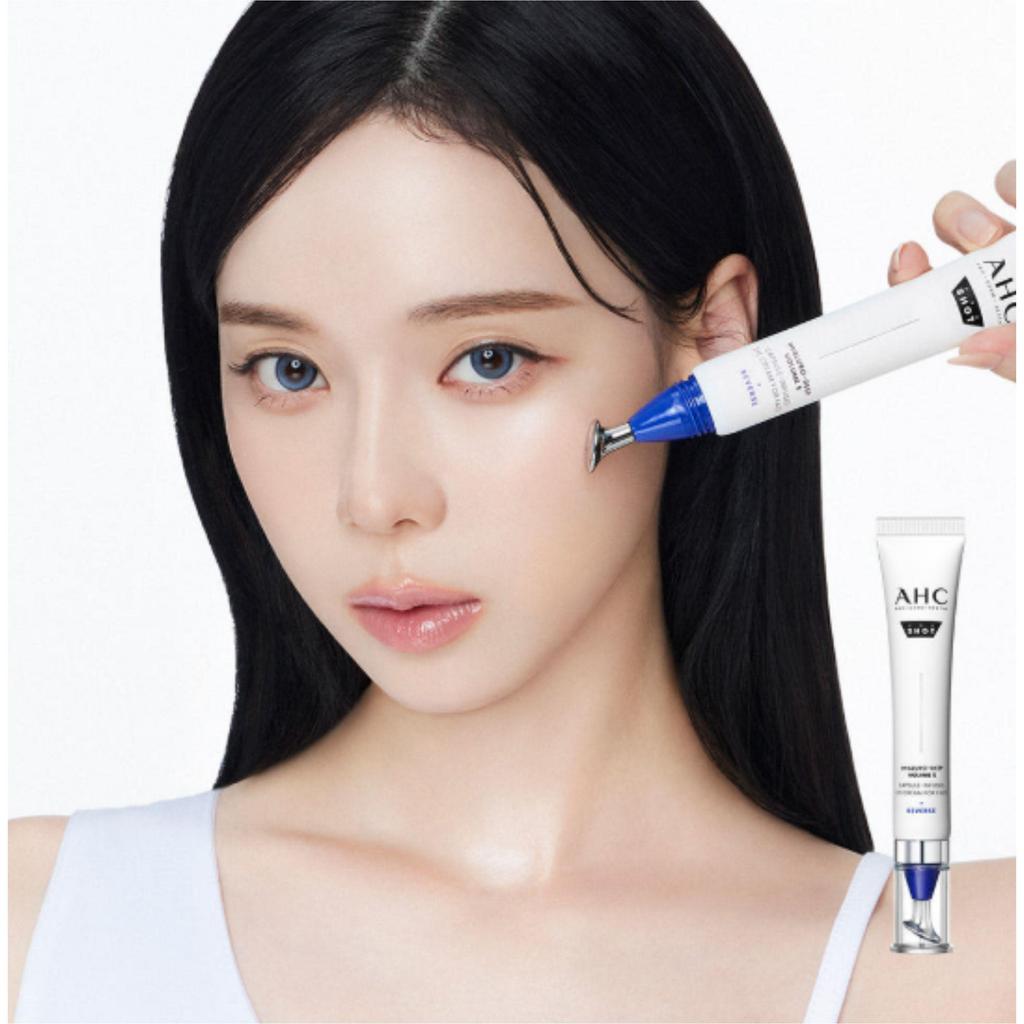 AHC Pro Shot Hyaluro Deep Volume 5 Eye Cream for Face 30ml – Intensive Hyaluronic Acid Hydrating & Plumping Eye Cream