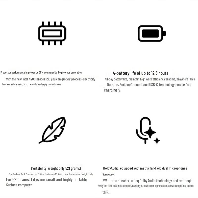 Microsoft Surface Go 4 and Accessories (CN Version)