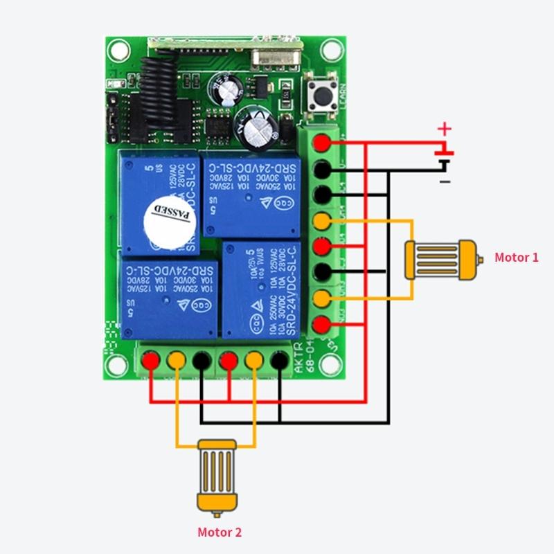 Practical Four Circuit Remote Switches for Enhances Intelligent Operation in Lighting Garage Door and Security Systems