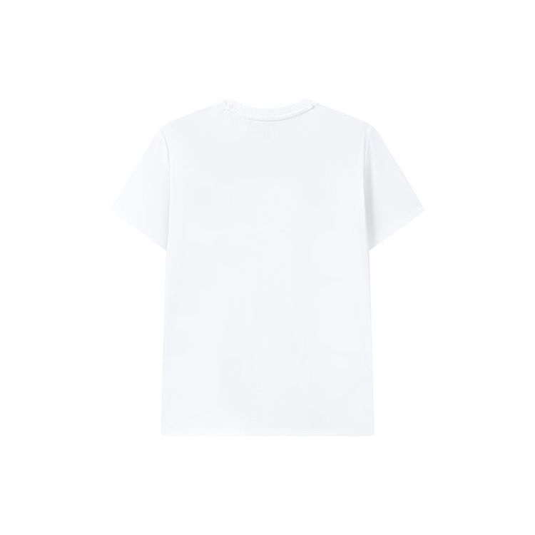 Fila American Vintage Letter Print Casual Round Neck Short Sleeve T-Shirt Women Tops Standard-White F11W329117FWT
