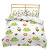 Kit Cartoon Frog 3D Digital Printing Three-Piece Set Four-Piece Set Two-Piece Set Customized