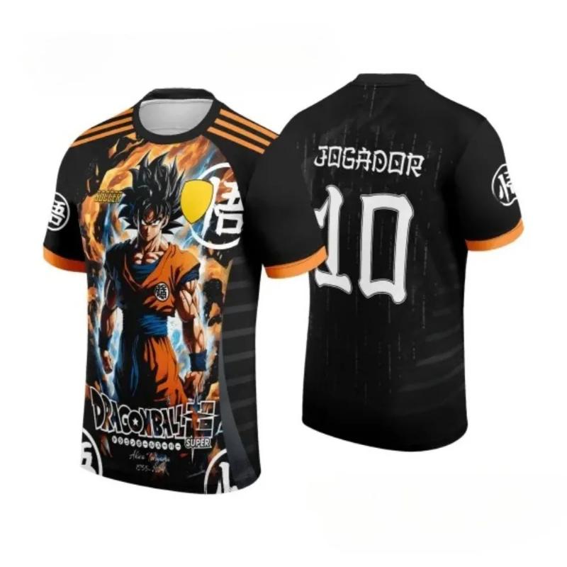 Koszulki z nadrukiem 3D z kreskówkami i animacjami Męskie i damskie Szybkoschnące topy Dziecięce koszulki sportowe Lekkie do noszenia na co dzień i w stylu ulicznym