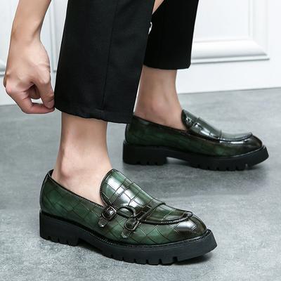 5CM Erhöhungseffekt Frühling Herbst Neu Britischer Stil Lederschuhe Für Herren Luxus Textur Schwarz Hombre Bankett Zeremonie Kleid