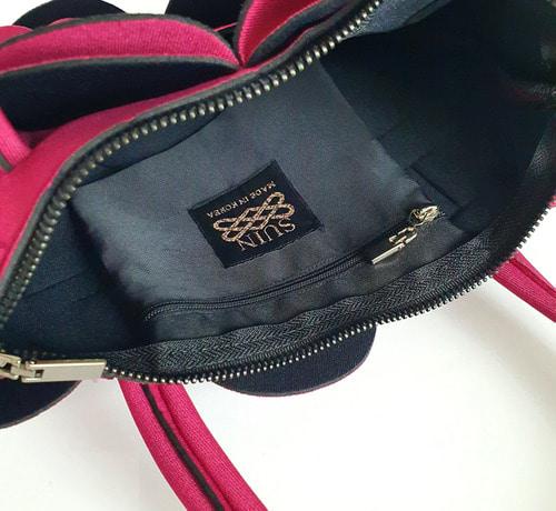Suin Flower Tote Bag_Wine