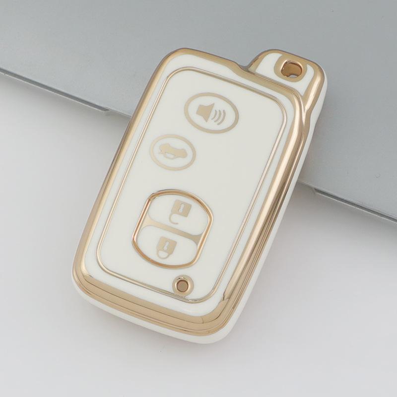 2 3 4 Buttons TPU Car Key Case for Toyota Aqua RAV4 Land Cruiser Camry Prado Corolla Prius Cover Keyless Remote Fob 2013 2014