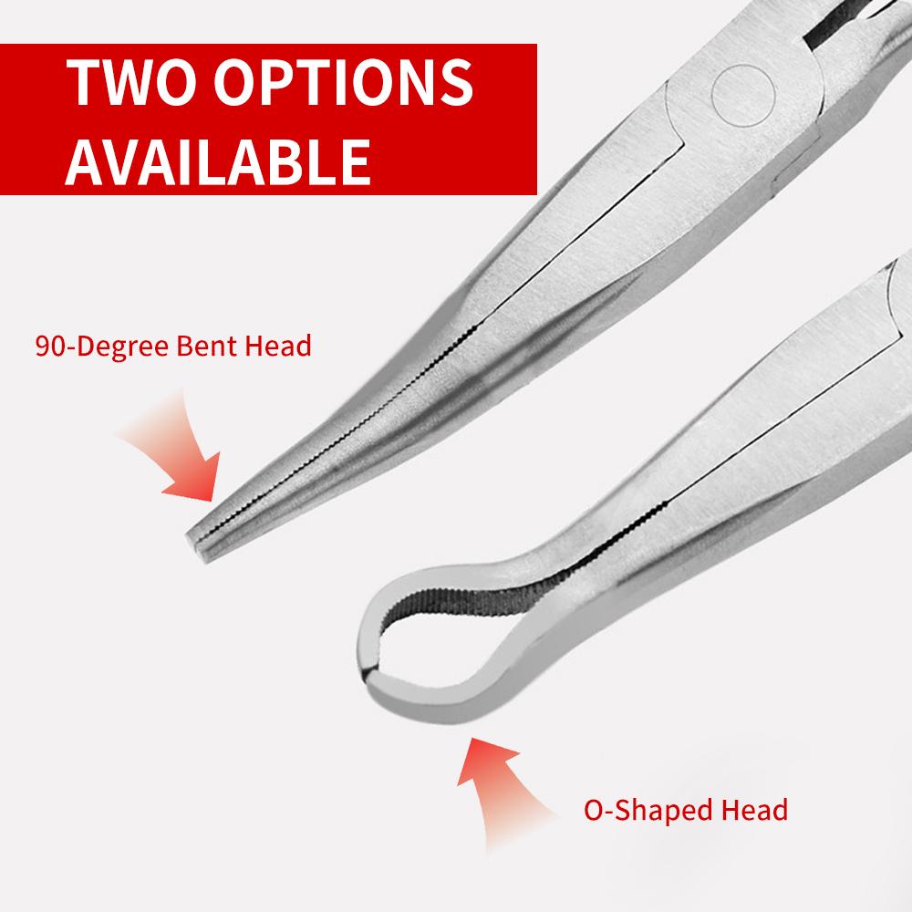 11 Extra Long Reach Spark Plug Pliers with Ring Head, 280 MM Long Nose Pliers Car Spark Plug Wire Removal Pliers