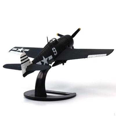 1:72 Scale F6F Fighter Model Plane Figurine Souvenir Realistic Ornament Airplane Display for