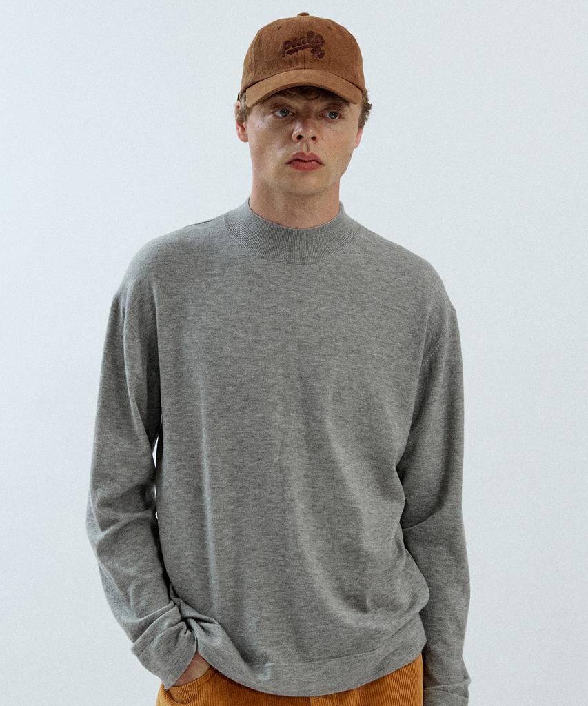 Pilpeu [3Pack]Basic Mock Neck Knit 19(3Color)