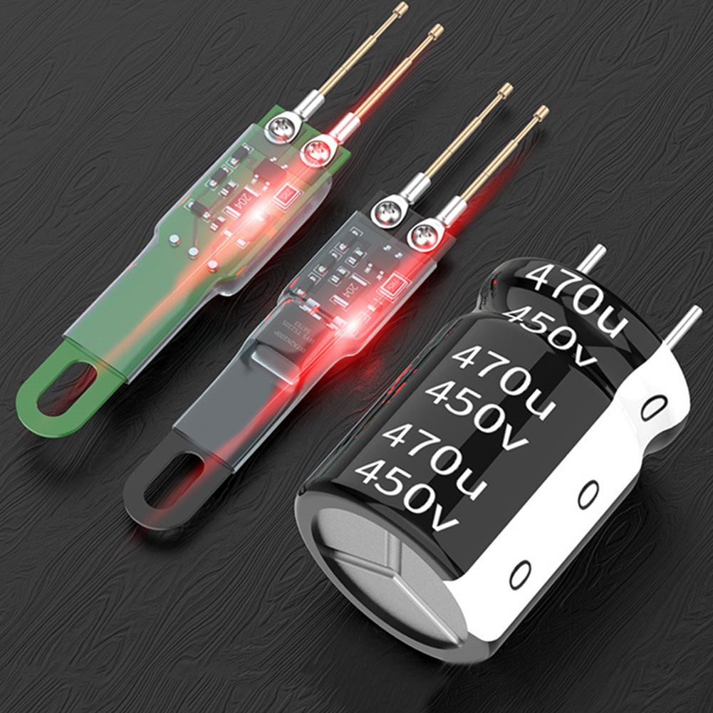 1pc Capacitor Discharge Pen Fast Discharges1000UF 5000UF Capacitor Discharge Tools With LED Indicators Light Electronic Tools