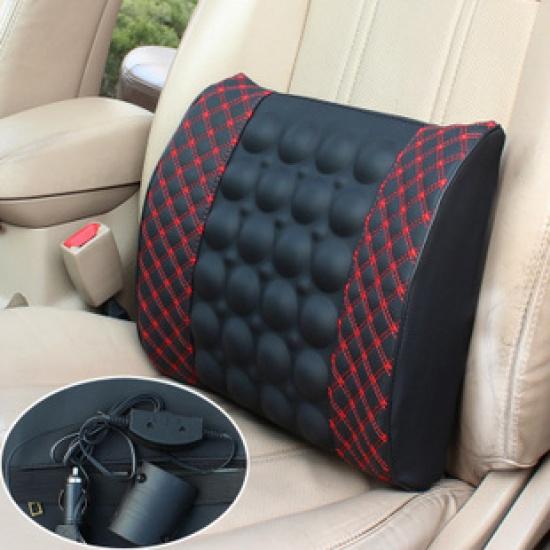 

Автоматическая электрическая поясная подушка для спины автомобиля, массажное сиденье, поддержка спинки сиденья, подушка для опоры на защиту поясницы